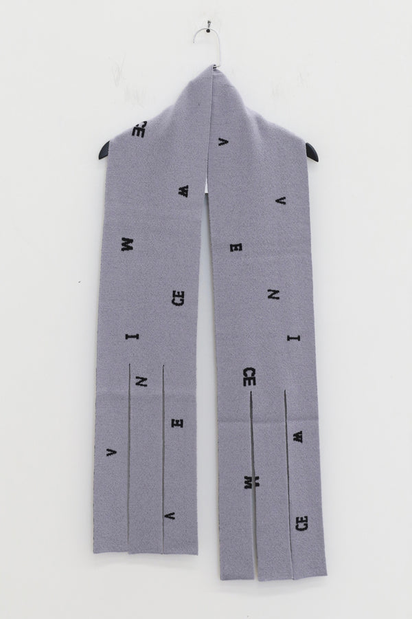 VeniceW 25 Autumn/Winter Braid Scarf Thailand VCW-A1k-Grey